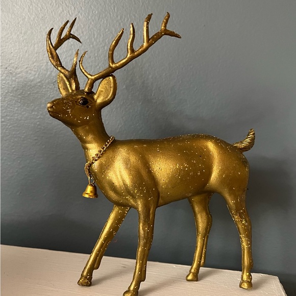 Vintage plastic deer gold - Picture 4 of 12